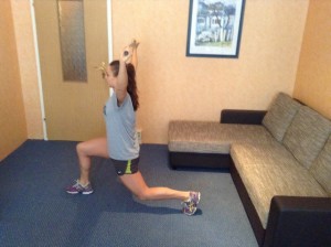 Overhead lunges
