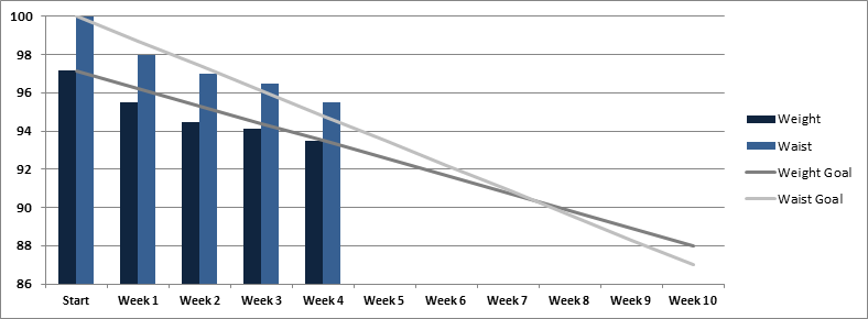 fat loss graph